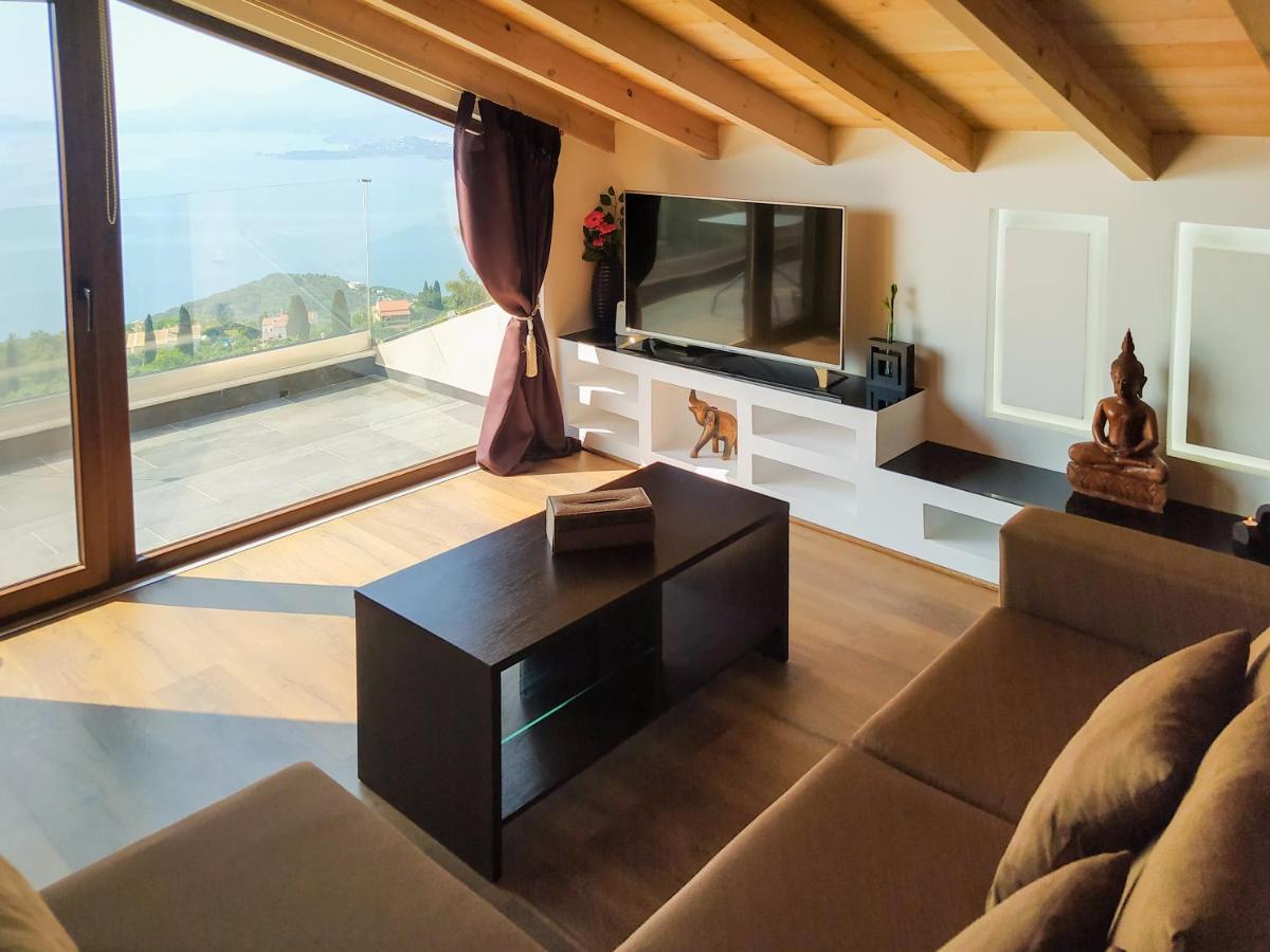 شقة Blue Sky Loft By Corfuescapes Spartylas المظهر الخارجي الصورة