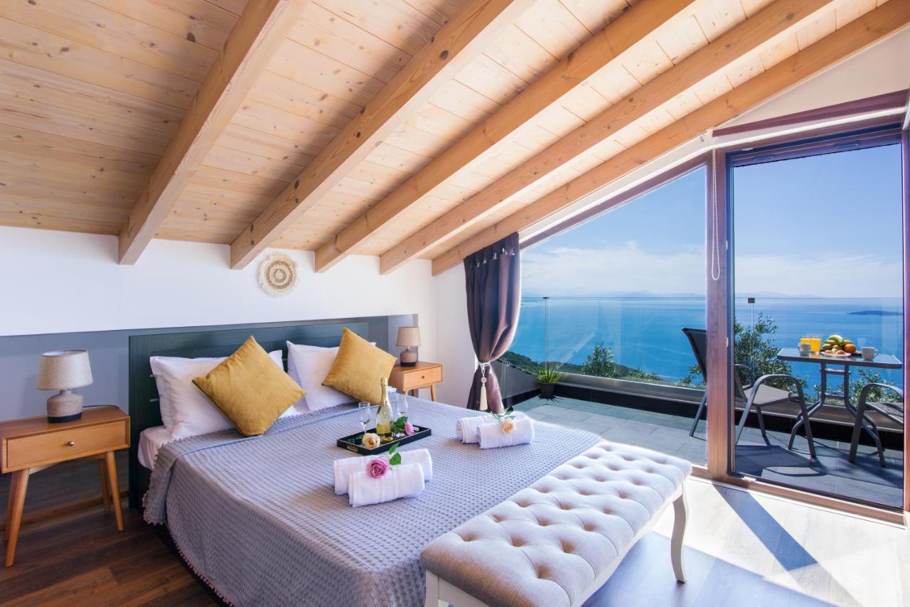 شقة Blue Sky Loft By Corfuescapes Spartylas المظهر الخارجي الصورة