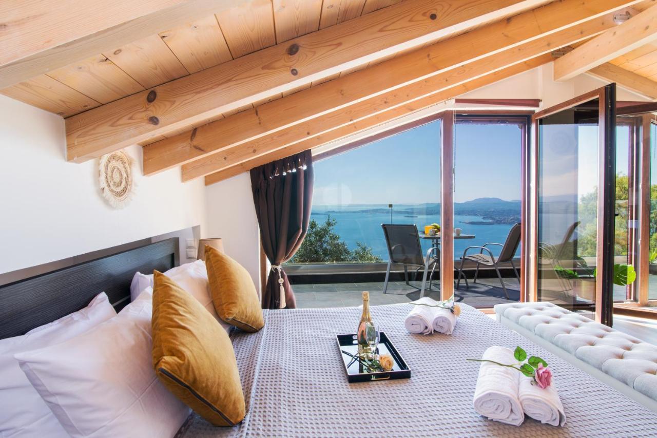 شقة Blue Sky Loft By Corfuescapes Spartylas المظهر الخارجي الصورة